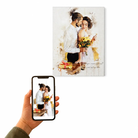Romantic Watercolor Canvas Everlasting Love Edition
