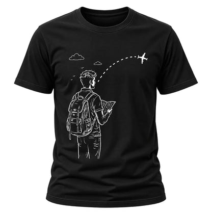 Travel Sketch Couple T-Shirts London Wanderlust Edition